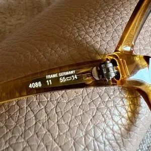 Vintage Saphira 4086 Amber Oversized Optyl eyeglasses 80s prescription aatached Saphira | Accessories | Vintage Saphira 486 Amber Oversized  main image 4